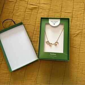 Kate Spade Gold 'Lucky' Pendant Necklace